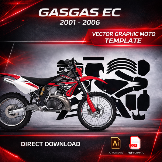 Plantilla vectorial GasGas EC 2001-2006