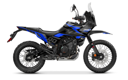 Kit de vinilos KTM 390 Adventure R 2025 PULSE BLUE diseño adventure
