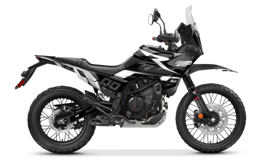 Kit de vinilos KTM 390 Adventure R 2025 PULSE WHITE diseño adventure