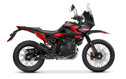 Kit de vinilos KTM 390 Adventure R 2025 PULSE ORANGE diseño adventure