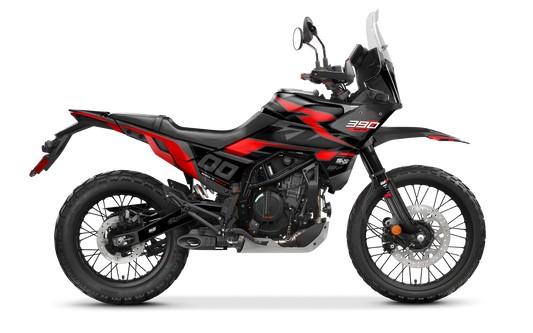 Kit de vinilos KTM 390 Adventure R 2025 PULSE ORANGE diseño adventure