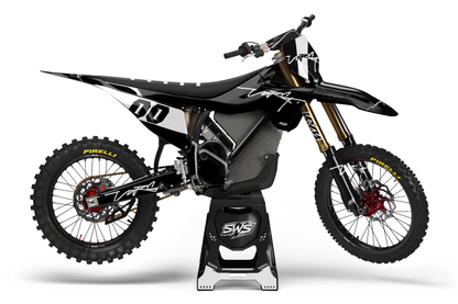 Kit de vinilos Stark Varg Signature Black diseño negro stealth racing
