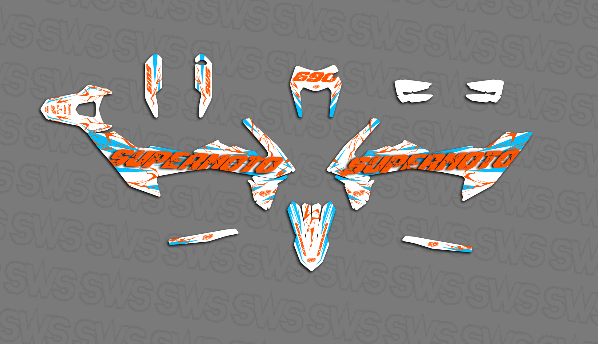 Compra kit de vinilos KTM 690 SMC R Slayer WHITE OB. Graphics kit supermoto con acabado profesional y alta resistencia al desgaste.