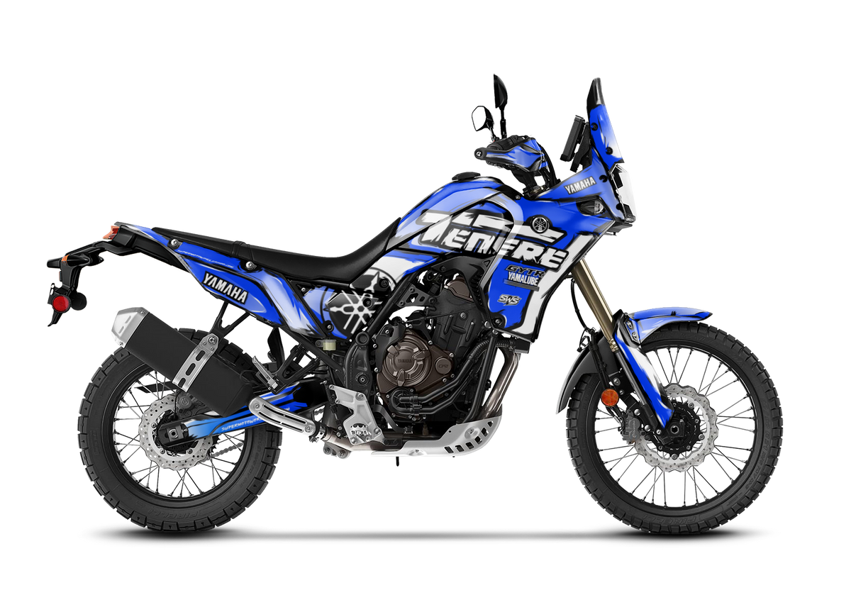kit vinilos yamaha tenere 700 cartoon blue