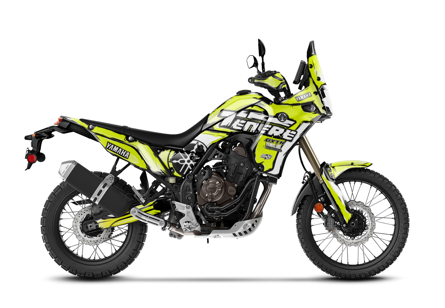 kit vinilos yamaha tenere 700 cartoon lime